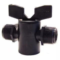 Irr csap 3/4" külső menetes (fekete)