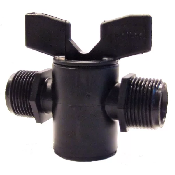 Irr csap 3/4" külső menetes (fekete)