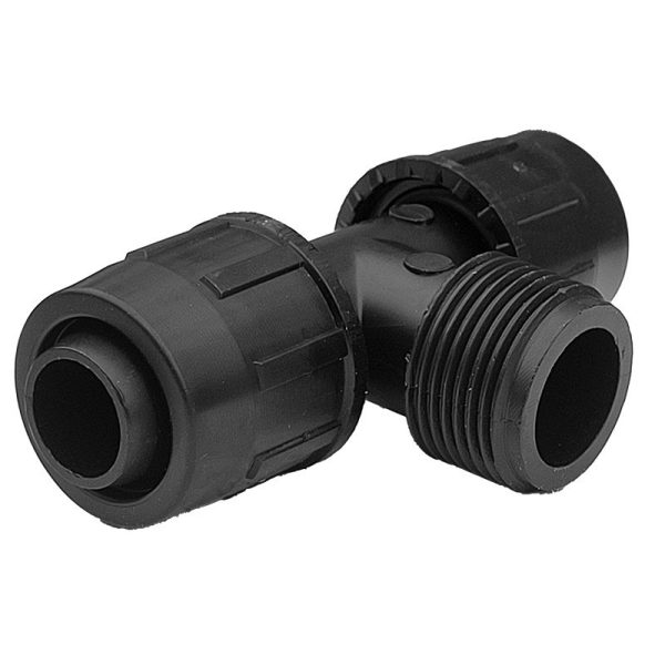 IRR T-idom 25mm x 1" x 25mm külső menetes, gyorskötő idom