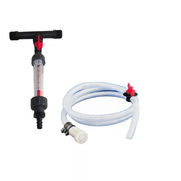 Venturi tápoldatfelszívó 1" szabályzóval, 2-5m3/h átfolyásmérővel szűrővel