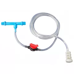   Venturi tápoldatfelszívó 1/2" 0,4-0,8m3/h átfolyáshoz szűrővel, szab. csappal, csővel