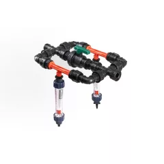   Venturi tápoldatfelszívó 1" kerülőágas, szabályzóval, átfolyásmérővel szűrővel 2db KVSZ3/4E-vel