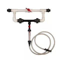   Venturi kerülőágas tápoldatfelszívó 1" 2,5-6m3/h szab. átf. cső, szűrővel, kpl.