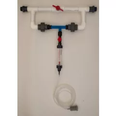   Venturi kerülőágas tápoldatfelszívó 1/2" 0,4-1,5m3/h szab. átf. cső, szűrővel, kpl.