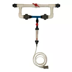   Venturi kerülőágas tápoldatfelszívó 1x1/2" 0,4-6m3/h szab. átf. cső, szűrővel, kpl.