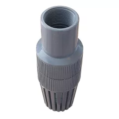 PVC lábszelep műanyag 5/4" belső menettel, rácsos