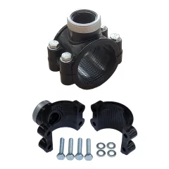 Megfúrós idom 75x1/2-2 fémgyűrűs