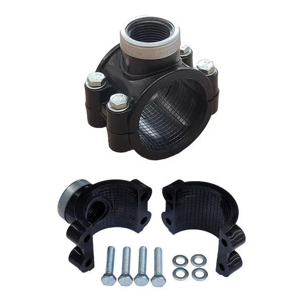 Megfúrós idom 90x1/2-2 fémgyűrűs