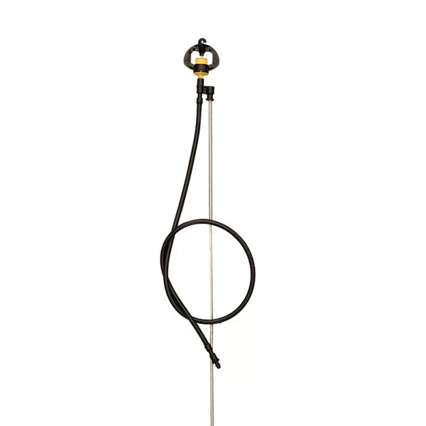 N GyroNet szórófej 4,8mm-es horg. fémpálcával 80cm 7/4,4 csővel 6mm csatl.