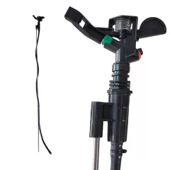   Ikaros Super szórófej, 1,2m 8mm-es natur fémpálcán, 1,2m 12-es csővel