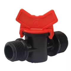 Palaplast csap 3/4" x 1/2" külső menetes (piros)