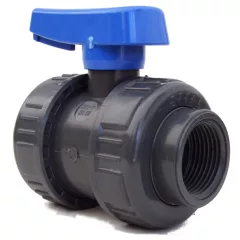 Csap PVC 1" belső menetes, 2 hollanderes