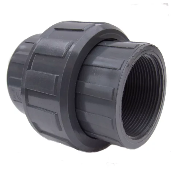 PP PVC hollander 2" belső menetes 16bar szürke