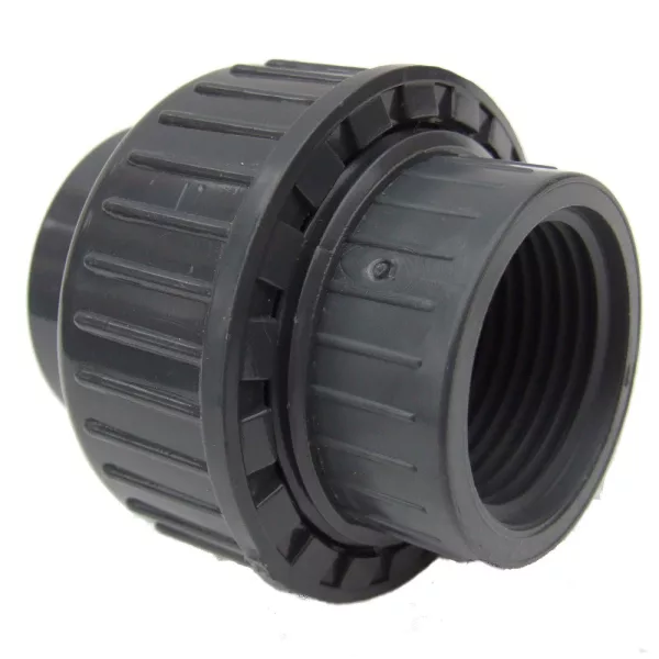 PP PVC hollander 2" külső-belső menetes 16bar szürke