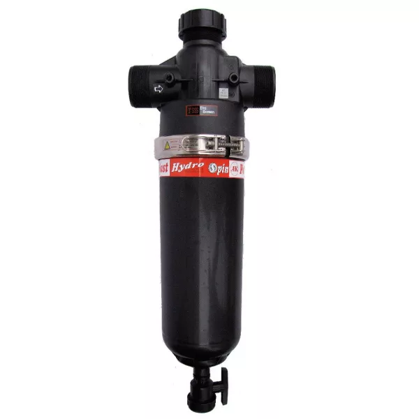 Palaplast 3"-os acélhálós 90°-os hidrociklonos szűrő 50m3/h 3407 Hydro Spin