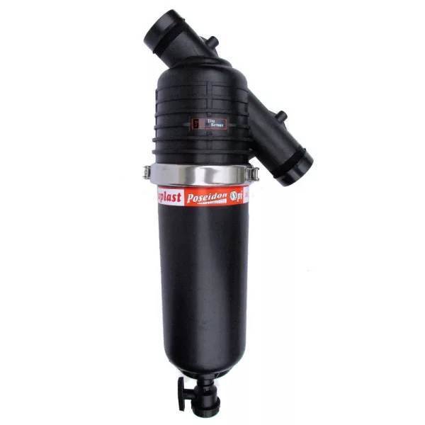 Palaplast 3"-os acélhálós hidrociklonos szűrő  70m3/h 3409  Poseidon Spin