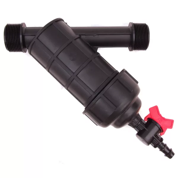 Palaplast 5/4"-os acélhálós szűrő  8m3/h csapos 3385