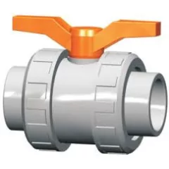 PVC nyomó csap 90mm