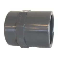 PVC nyomóidom egyenes 90mm x 3" belső menettel
