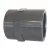 PVC nyomóidom egyenes 90mm x 3" belső menettel
