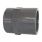 PVC nyomóidom egyenes 90mm x 3" belső menettel