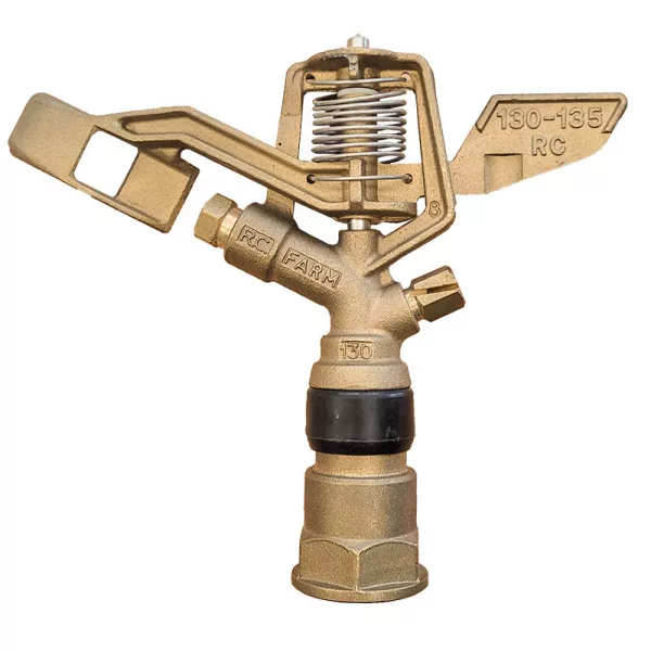 RC cink 3/4" belső menetes, 2 fúvókás kör szántóföldi szórófej (D:26-32m 20-35l/perc)