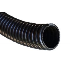   Spiráltömlő 32mm belső átmérő tóhoz, hajlékony, nem nyomásálló, fekete méretre vágott - ár/m