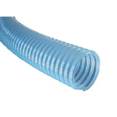   Spiráltömlő 38mm belső átmérő tóhoz, hajlékony, nem nyomásálló szürke áttetsző méretre vágott - ár/m