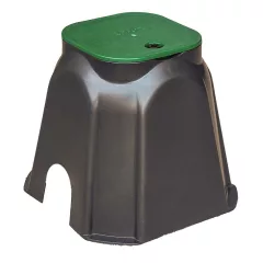 Szelepház négyzet alakú 16cm átmérőjű tetővel TR