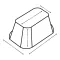 Szelepház standard 40,5 x 27,5cm-es tetővel