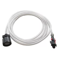   Tápoldatfelszívó 2m 6/4 víztiszta csővel, csappal szűrővel