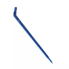   Csepegtető tüske 3,0x0,9mm csőhöz 3l/h/db enyhén hajlított kék