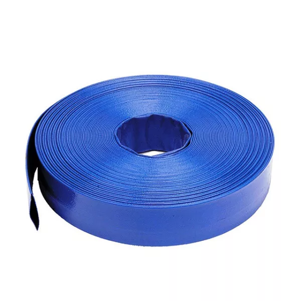 PVC flat tömlő 3 bar 76-os kék 100m/tek K