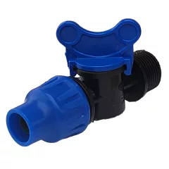   Csap menetes 20-as tok gyorskötővel x 3/4" külső menettel  (kék)