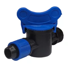   Csap 20-as fordított szorítású x 3/4" külső menetes, nagy átfolyású