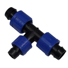   T-idom 20mm x 16mm x 20mm fordított szorítású gyorskötő idom