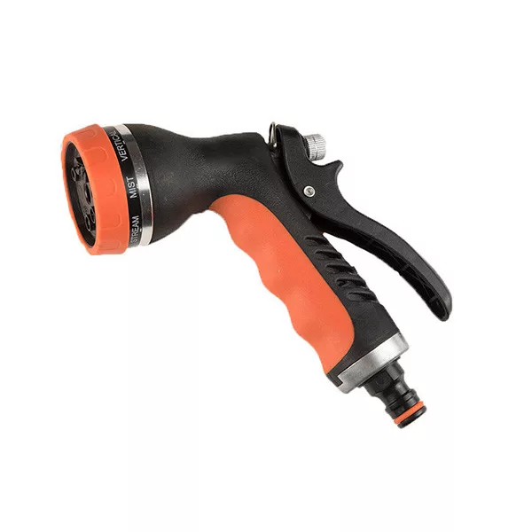 Öntözőpisztoly fém 7-8 funkciós rézbetétes