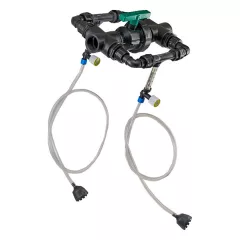   Venturi tápoldatfelszívó 6/4" kerülőágas, szabályzóval, átfolyásmérővel szűrővel 2db PPVSZ1E-vel