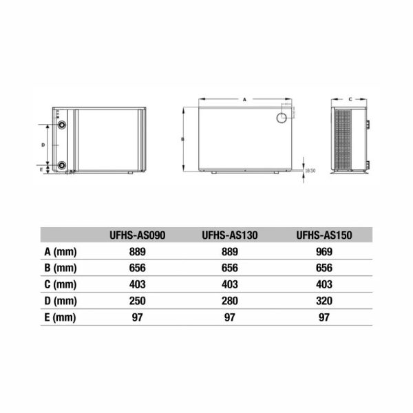 Aquark Mr. Silence hőszivattyú 9 kW