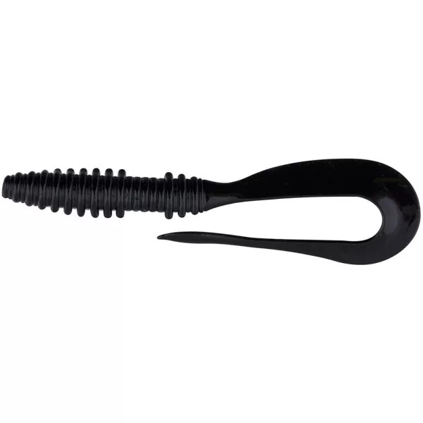 Keitech Mad Wag Slim 4.5" / #001S - Black twiszter - (9db/csomag)