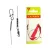 Select Titanium előke 20cm 7kg forgóval és kapoccsal