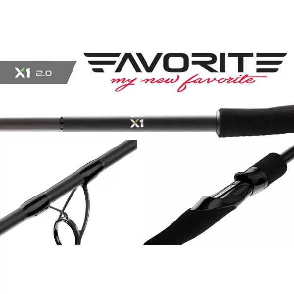 Pergető bot Favorite X1 "ZANDER" 762MH (2,29m 10-32g) Ex. Fast