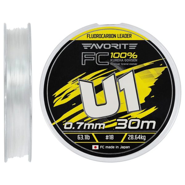 Favorite U1 FC 0,70 mm/28,64 kg (30m) fluorocarbon zsinór