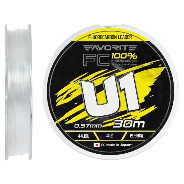 Favorite U1 FC 0,57 mm/19,98 kg (30m) fluorocarbon zsinór