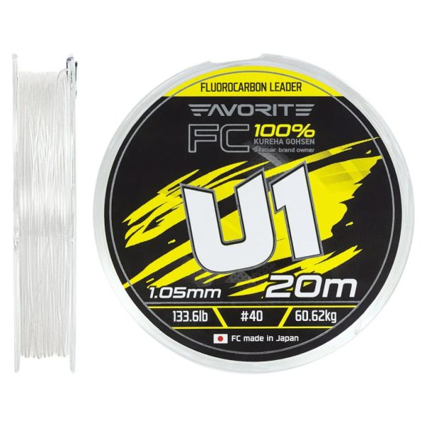 Favorite U1 FC 1,05 mm/60,62 kg (20m) fluorocarbon zsinór