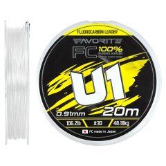 Favorite U1 FC 0,91 mm/48,18 kg (20m) fluorocarbon zsinór