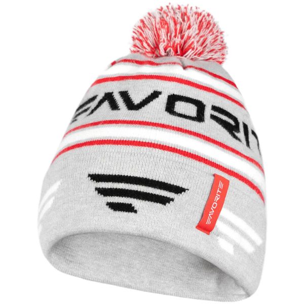 Favorite Kötött Sapka / Double Logo 58 Gray - téli horgász sapka