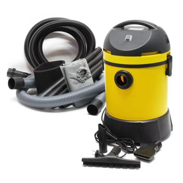 Tóporszívó, iszapfelszívó kertitó porszívó sárga-fekete 1400 W - automata ürítéssel nedves és száraz porszívózáshoz