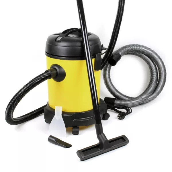 Tóporszívó, iszapfelszívó kertitó porszívó sárga-fekete 1200W - automata ürítéssel nedves és száraz porszívózáshoz