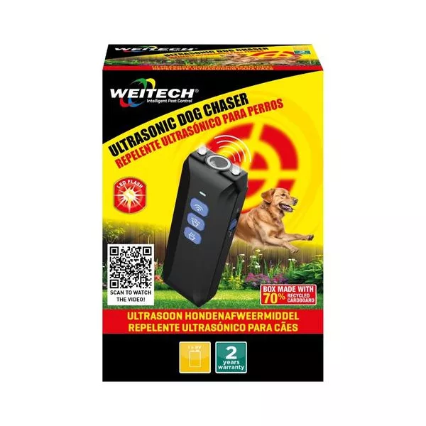 Weitech ultrasonic kutya távoltartó, idomító készülék, 6db/krt